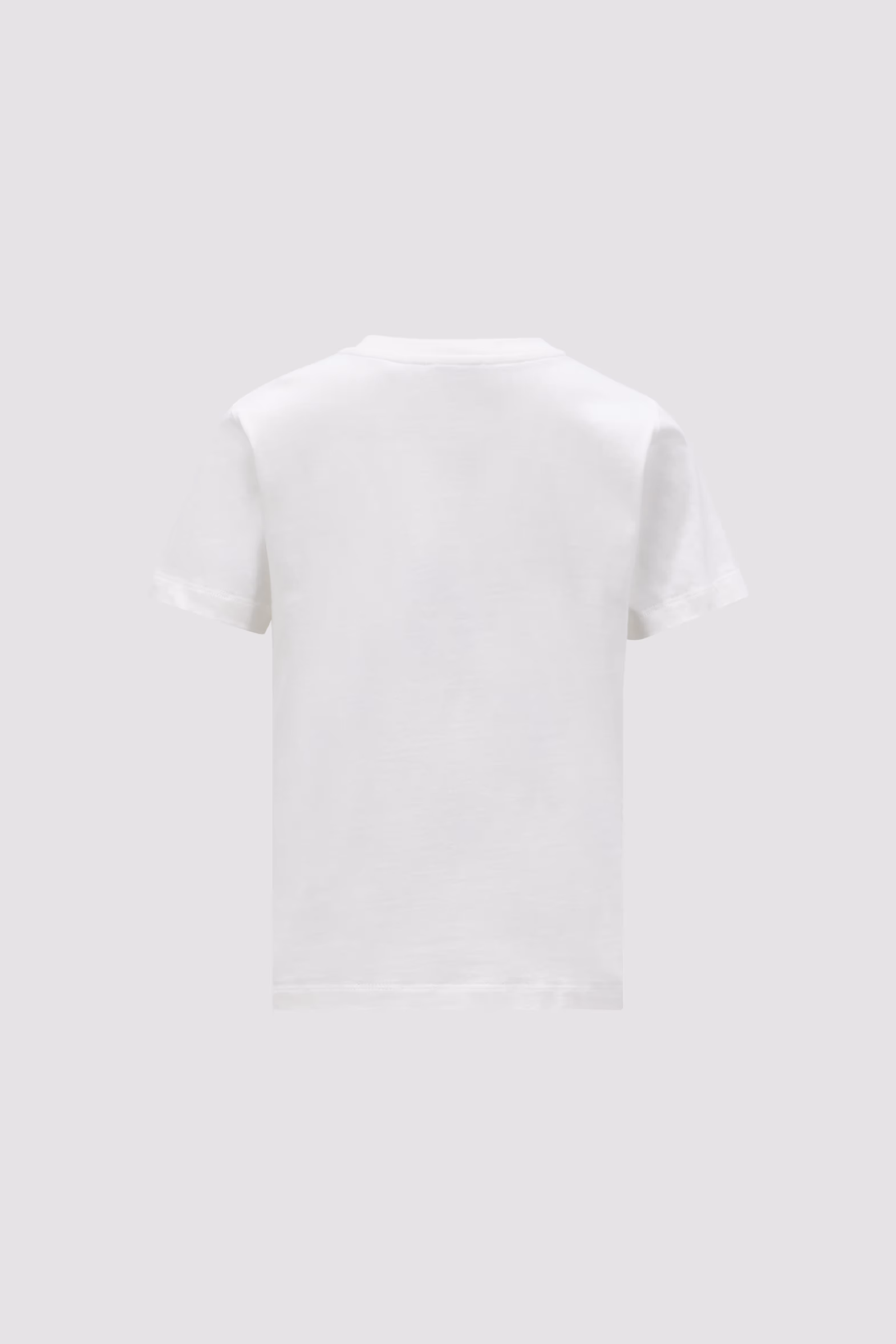 Camiseta de algodón con logotipo Niño Blanco Moncler 2